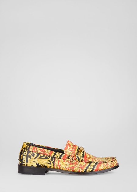 Versace Le Pop Classique Print Loafers Herr - 618254TNG